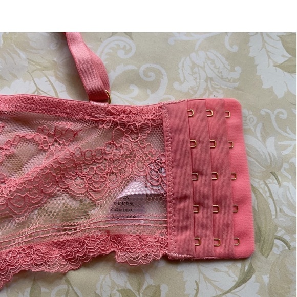 SPREE Intimates Lace Long Line Push Up Set Bra & Thong - Picture 14 of 14